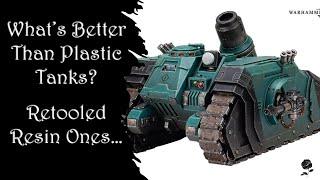 Horus Heresy: What’s Better Than Plastic Tanks? Retooled Resin Ones…