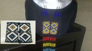 Part 1 of 2 Vula-kabini Beaded neck piece tutorial