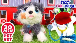 Fizzy The Pet Vet Takes Care Of His Animal Friends ️ | Fun Compilation For Kids