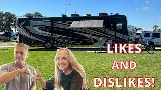 Class A Diesel Pusher RV: Our likes and dislikes so far