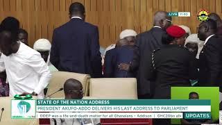 SHOCKING: President Akufo-Addo’s 'BodyGuard' COLLAPSES During State of the Nation Address!