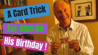 DanTrix performs a trick for Alan on his 60th birthday 