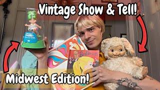 Vintage Finds From the Midwest! Show and tell, Vintage resale, Birthday Haul! Rushton Plush Found!