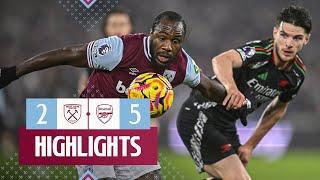 West Ham 2-5 Arsenal | Premier League Highlights