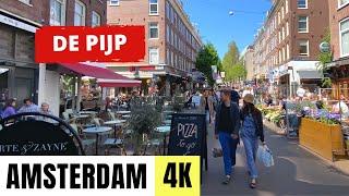 AMSTERDAM, NETHERLANDS  [4K] De Pijp Neighbourhood