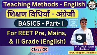 Teaching Methods - English for REET pre mains and 2nd grade english