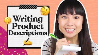 4 Steps for How To Write Product Descriptions 