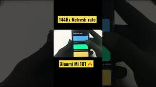 Xiaomi Mi 10T || 144Hz Refresh rate #shorts