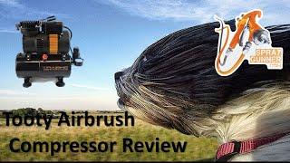 spraygunner.com tooty airbrush compressor review