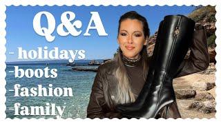 Q&A: holidays, fashion, boots and happiness | Not everyone must have children