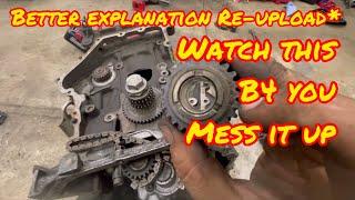 2.0t tsi tfsi critical Balance Shaft Timing chain repair Audi VW 1.8t caeb ccta !every 8 rotations!