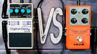 Nux TIME CORE Deluxe MKII VS Boss DD-8 Digital Delay // Comparison [NO TALK / ONLY TONES]