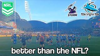 Yank Experiences NRL Finals | Melbourne Storm v Cronulla Sharks Vlog | kelusport