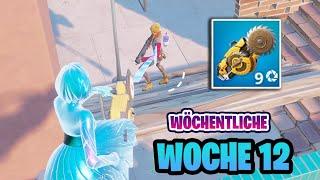 Füge Spielern Schaden mit einem Sägeblattwerfer zu - Fortnite Wöchentliche Aufgaben Woche 12