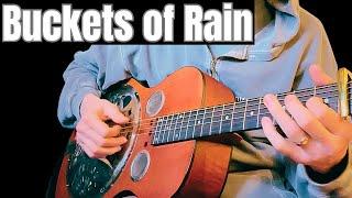 Fingerpicking Bob Dylan- open D and standard tuning...(Buckets of Rain)