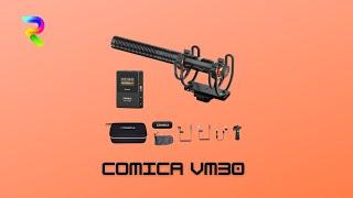 Wireless Shotgun Super Cardioid Mic - Comica VM30 #comica #microphone #microphonereview