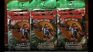 Japanese Donkey Kong Country Trading Cards Chunky Pacs Opening