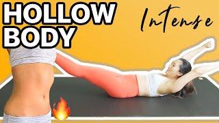 Hollow Body Workout - 4min INTENSE Core Burner | aerial practice