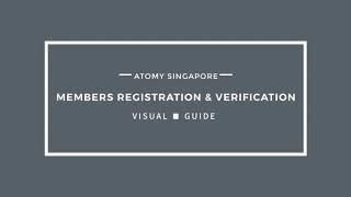 How to Register with Atomy Singapore