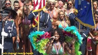 labor day 2023 at muscle beach