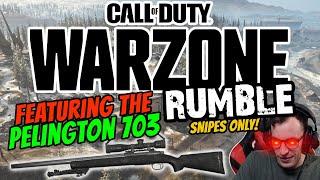 Call Of Duty Warzone Rumble?! 50v50 TDM Action - Featuring the OP Pelington 703 Sniper Rifle!