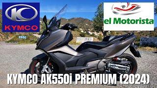 KYMCO AK550i Premium (2024) | Probefahrt, Walkaround, Soundcheck, 0 auf 100 km/h | VLOG 509