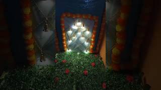 Ganpati decoration #ganpatibappamorya #decoration #explore