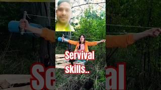 Survival Skills: The Best Ways To NOT Die In The Wilderness! #camping #bushcraft #shorts @MrBeast