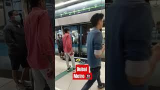 Dubai metro  green line #dubaimetrotrain #dubaimetro @NoorVlogsYoutuber