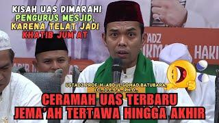 KISAH LUCU UAS DI MARAHI PENGURUS MESJID KARENA TELAT - CERAMAH USTADZ ABDUL SOMAD TERBARU 2024