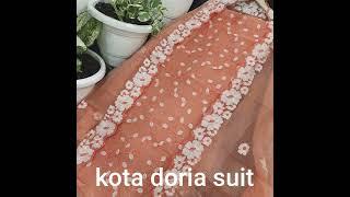 brand kota doria suit  2 pic.top&dupatta 2.5meter free shipping all india price 899 only