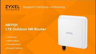 Zyxel NR7101 LTE Outdoor 5G Router - unboxing, initial setup and mounting EN