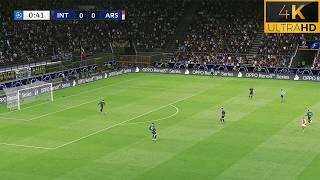 4K | PES 2025 Ultra Realism Graphics & Sound Mod | Inter Milan vs Arsenal | UEFA Champions League