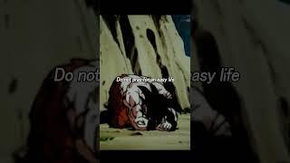 Don't pray for an easy life... #goku #dbz #dbs #gokuedit