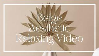 Beige Aesthetic Vibe - Calming Relaxation Video (Longer Version)