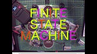 Finite State Machine Square Wave Jam (and explanation) 2019-11-10