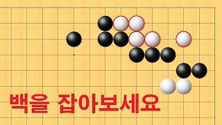실전 필수 사활 - 백을 잡고 싶다면 무조건 이렇게 하세요