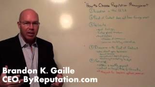 Online Reputation Management Tutorial: Guide to Choosing a Top Reputation Management Company