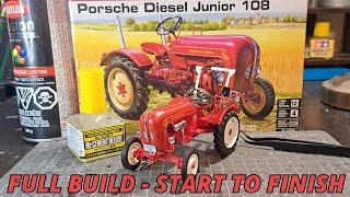 Building the Porsche Diesel Junior 108 Tractor: 1/24 Scale Model Kit from Revell