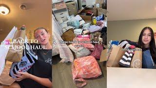 Back to school haul - TikTok compilation