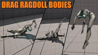 How To Pick Up And Drag Ragdoll Bodies | Unreal Engine 5 Tutorial