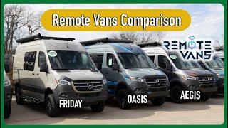 Entire Remote Vans Lineup: Comparing Friday, Oasis, and Aegis (2025)