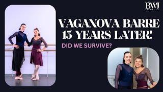 We did our Vaganova Barre. This Scared me!