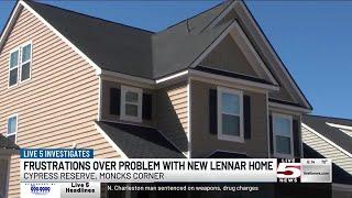 VIDEO: Family frustrated over problem with new Lennar home in Moncks Corner