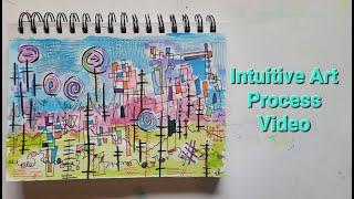 Intuitive Art Process Video: Page One