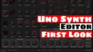 IK Multimedia UNO Synth Editor (PC/Mac/iOS) First Look | SYNTH ANATOMY