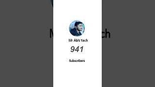 Mr abhi tech   live subscribe Count || #shortsadoptme #shortfeed