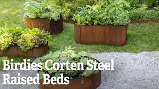 A Closer Look at the Birdies Corten Steel Raised Beds | Gardener's Supply