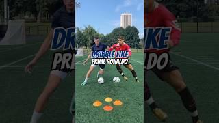 Dribble Like Prime Ronaldo #footballshorts #ronaldo #cr7 #soccerskills #soccershorts #football