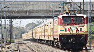 ICF Rajdhani Livery WAP4 - Same Locomotive Twice in One Day | 170 Year of Indian Railways